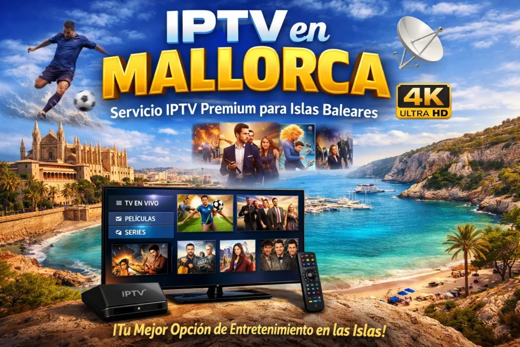 IPTV en Mallorca – Servicio IPTV Premium para Islas Baleares 4K