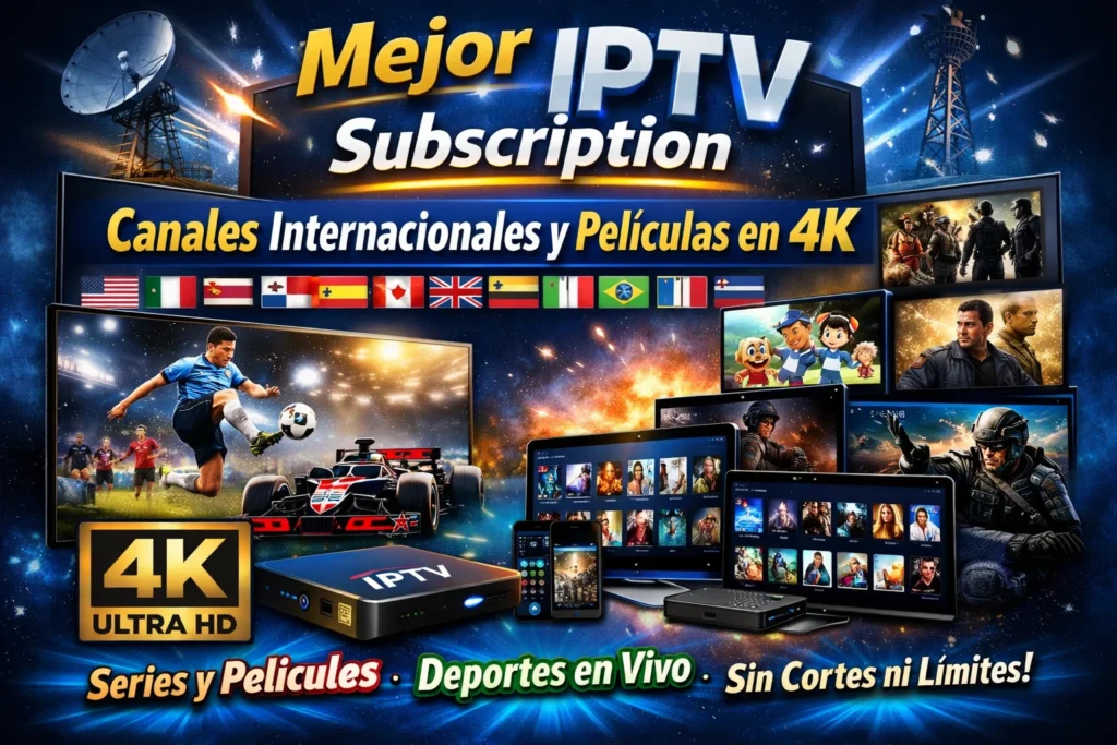 Mejor IPTV Suscripción 4K
