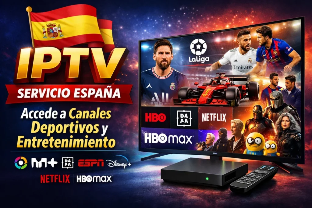 IPTV Servicio España – Accede a Canales Deportivos y Entretenimiento