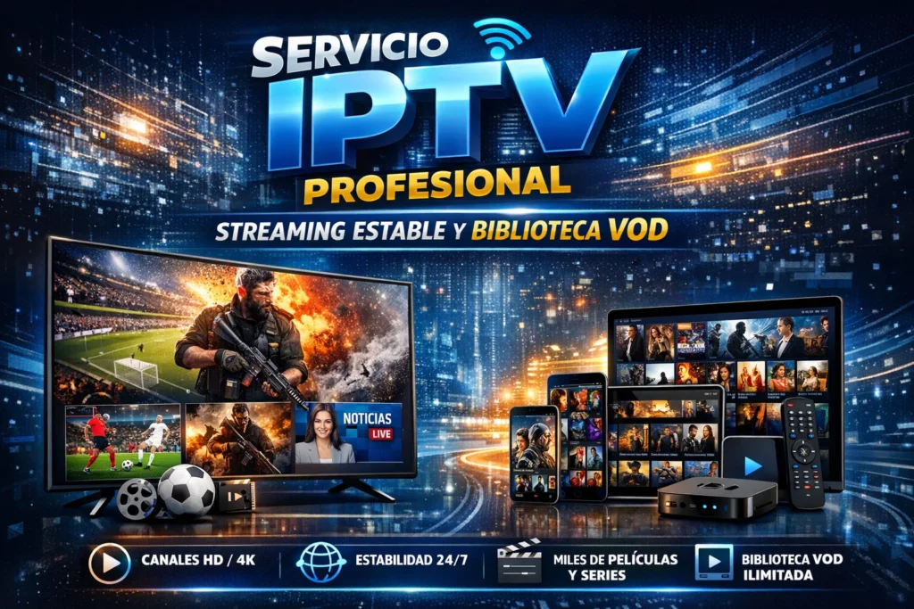 Servicio IPTV Profesional 
