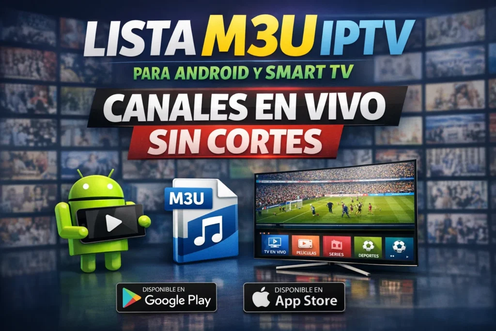 Lista M3U IPTV para Android y Smart TV
